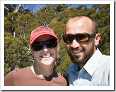 Lisa and Sam on the Valley of the Giants Treetop Walk