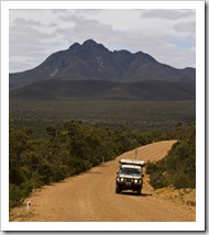 The Tank on the way along the Stirling Range Drive