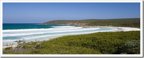 The beach and Point Ann at Fitzgerald River National Park