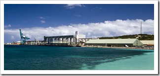 The grain silos at Dempster Head