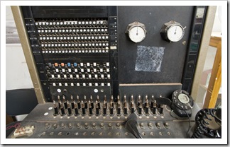 Old telephone exchange at the Woolshed Museum in Penong