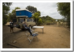 Our campsite at Yangie Bay