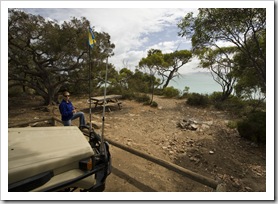 Our brilliant campsite at Black Springs