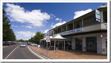 The Pier Hotel on Port Lincoln's main drag