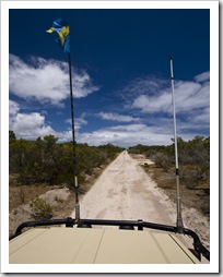 The rocky track to Cape Tournefort