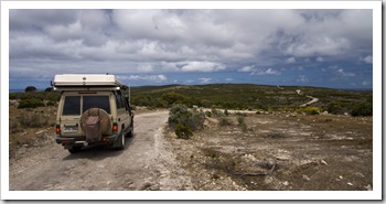 Making our way through the Memory Cove Wilderness Area