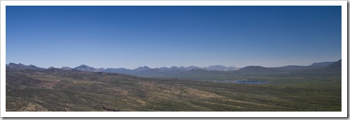 Looking south into Grampians National Park from The Balconies