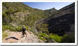 Chris near Venus Baths on the way to The Pinnacles