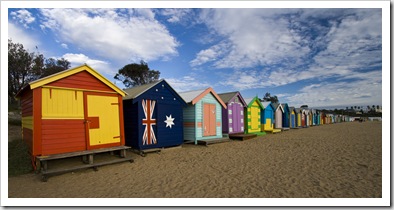 Brighton beach huts