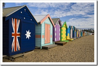 Brighton beach huts