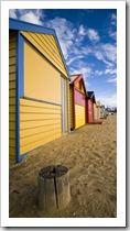 Brighton beach huts