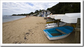 The beach at Portsea