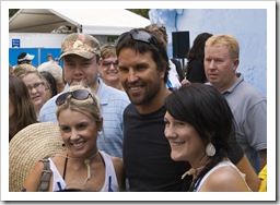 Pat Rafter making a surprise appearance