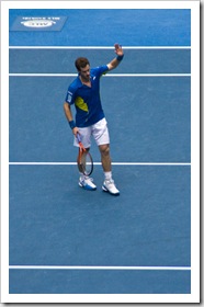 A victorious Andy Murray