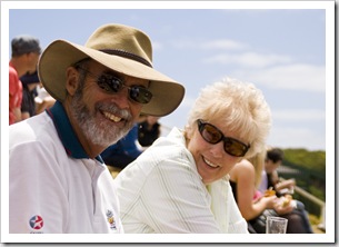 John and Dawn at the King Island Races