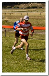 The Human Hurdle Race at the King Island Races