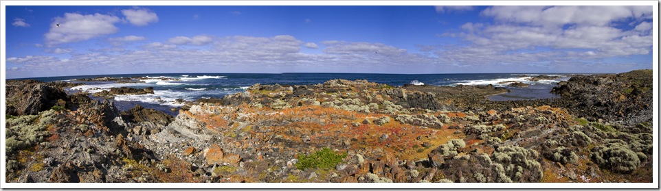 The coastline north of the main town of Currie