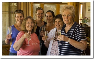 The King Island ladies: Lisa, Sue, Linda, Jill, Carol and Dawn