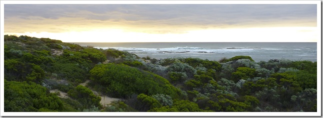 Nora Creina sunset from the shack