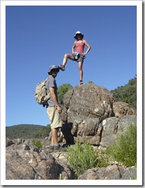 Lisa lays down the law on the way to The Pinnacles