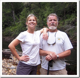 Lisa and Greg by the Frankland River