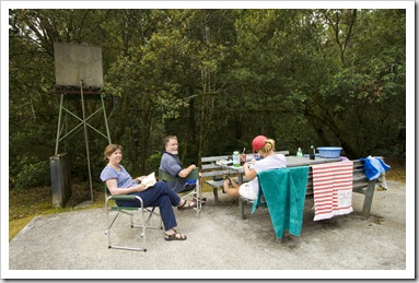 Our Hellyer Gorge campsite