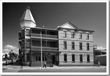 One of the old pubs in downtown Burnie