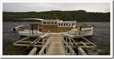 Arcadia II on the Pieman River