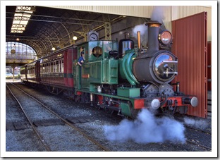 The West Coast Wilderness Railway in Queenstown