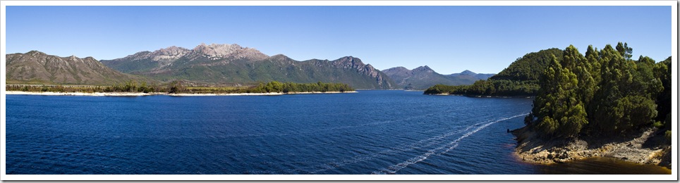 Lake Burbury on our way into the mountains