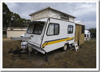 The tiniest caravan we've ever seen!