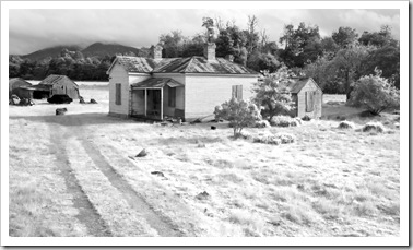 An isolated country residence near Evercreech Forest