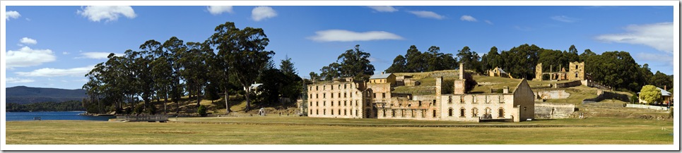 The prison section of Port Arthur