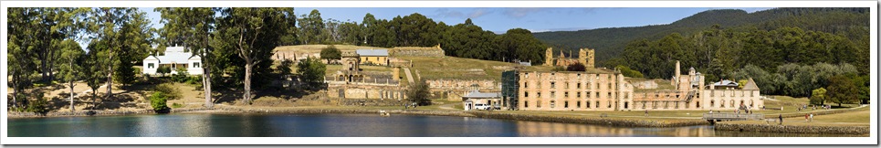 The prison section of Port Arthur