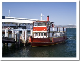 Boats moored in Sullivans Cove