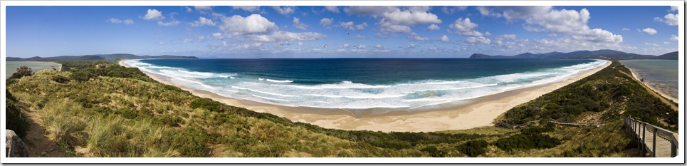 Panormaic of The Neck looking east