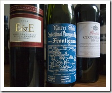 A few of the standouts from the 42 bottles of wine