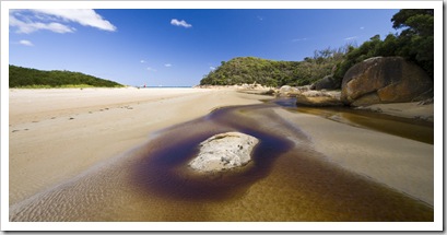 Tidal River and Normans Beach in the distance