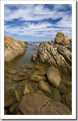 Salmon Rocks by Cape Conran