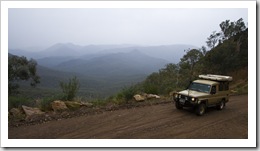 The Tank climbing to Little River Gorge