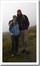 Rugged up for a day of hiking around Mount Hotham