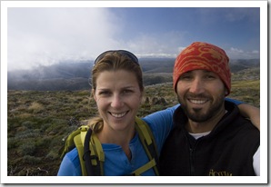 Lisa and Sam at Mount Loch summit