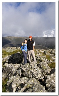 Lisa and Sam at Mount Loch