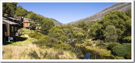 Thredbo Village and the Thredbo River