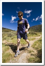 Will on the Dead Horse Gap hiking trail