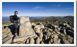 Will at the peak of Mount Kosciuszko