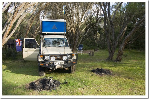 Camping at Kylies Beach