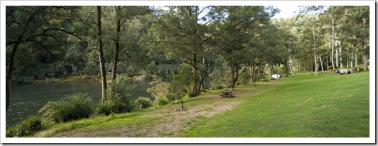 Camping at Platypus Flat in Nymboi Binderay National Park