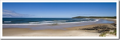 One of the beaches in Yamba