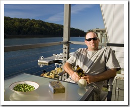 Jarrid kicking back at Lake Conjola